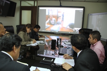 Cenecp realiza video conferencia con su similar de Ecuador