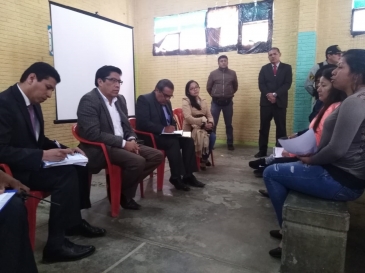 Ministro de Justicia y DDHH inspecciona EP Cajamarca
