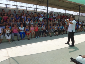 Internas del penal de Mujeres Trujillo fueron capacitadas en hipertensión