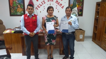 INPE y Municipalidad Distrital de Yarinacocha - Pucallpa firmaron convenio interinstitucional