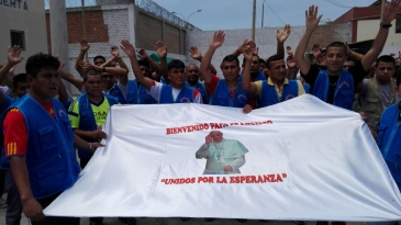 Internos del norte rinden homenaje al Papa