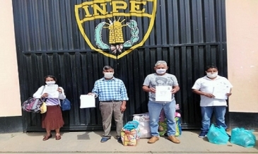 Liberan a sentenciados de los penales de Huánuco y Pucallpa por conmutación de la pena