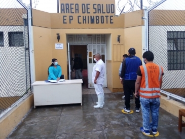 Penal de Chimbote fortalece protocolos de seguridad sanitaria