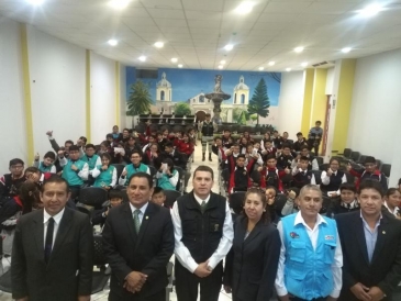 Estudiantes del distrito de Miraflores participaron en charla de prevención del delito