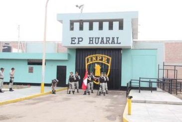 Simulacro de incendio en penal Huaral