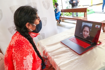 Internas de Chorrillos recibieron visita virtual de sus familiares por Fiestas Patrias