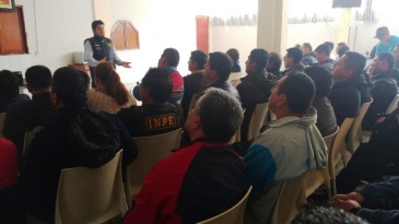 Personal INPE participó en taller de prevención de delitos