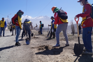 SEMBRARON 1000 PLANTONES EN CAMPAÑA DE ARBORIZACIÓN REALIZADA EN AREQUIPA