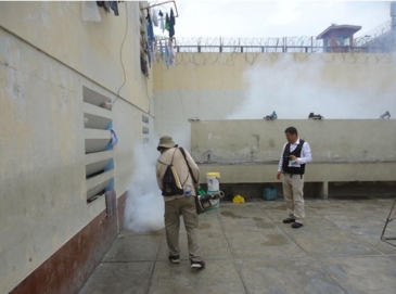 INICIAN FUMIGACIÓN EN PENALES DEL NORTE