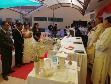 Interna del penal Mujeres Cusco contrae matrimonio religioso