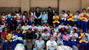 Internas del penal de Chiclayo donaron juguetes a niños