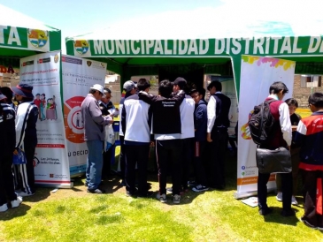 INPE participa en feria preventiva en Arequipa