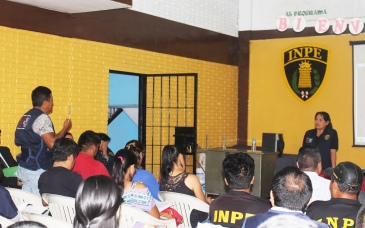 En el EP Huánuco realizan taller de Cárceles Productivas