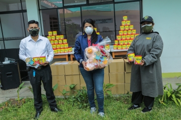 INPE recibe donación de suplemento alimenticio del Despacho de la Primera Dama de la Nación
