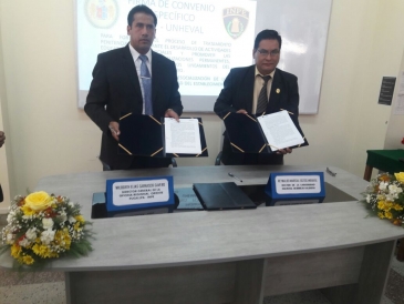 INPE firma convenio con una universidad de Huánuco