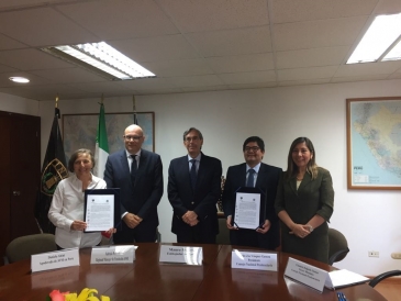 INPE firma convenio con Fundación AVSI de Italia
